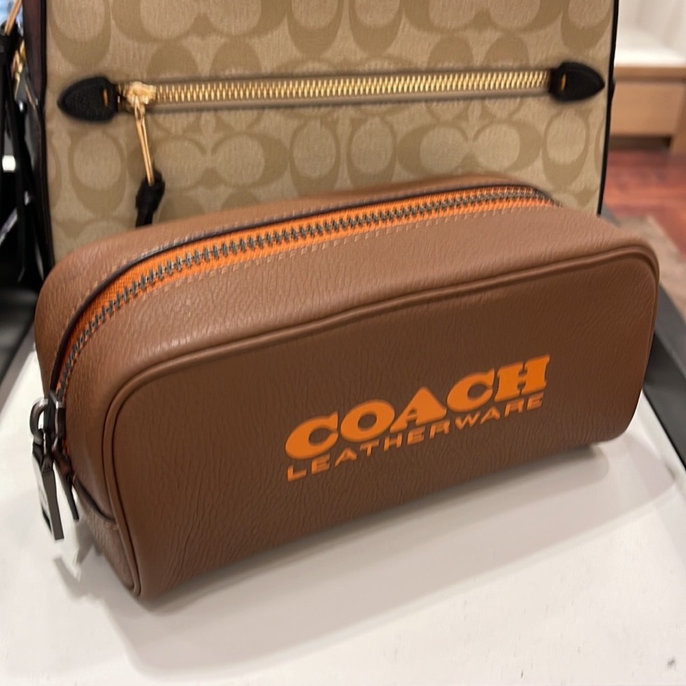 Coach Travel Kit 21
Dark Saddle/Canyon - Picture 2 of 16